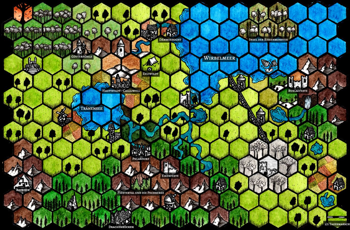 Die bekannte Welt Pharons (zum Vergrößern klicken) Die bekannte Welt Pharons (zum Vergrößern klicken)