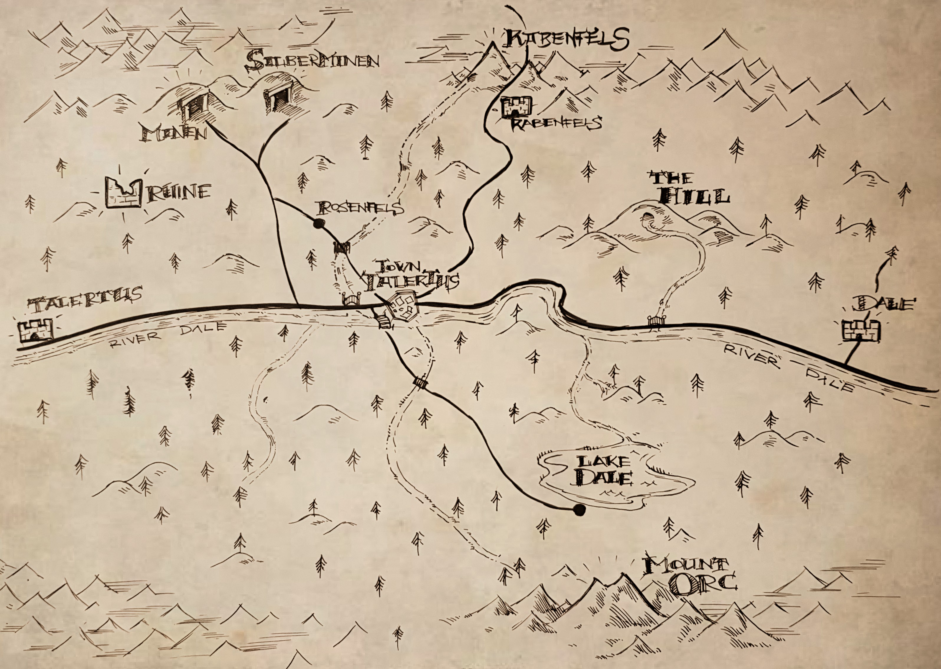 Das Tal (zum Vergrößern klicken) Das Tal (zum Vergrößern klicken)